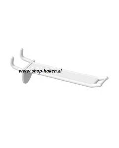 Voor 16 mm, Kartonhaak type prik dubbel met gesloten smalle houder in plastic 