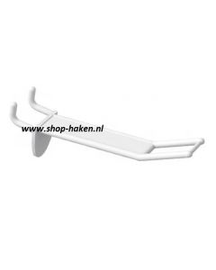 Voor 16 mm, Kartonhaak dubbel met gesloten brede houder in plastic 
