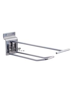 Lamelhaak dubbel onderaan geplaatst 