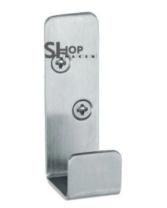 Paskamerhaak enkel in rvs mat