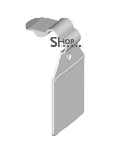 Prijsschild kunststof wit