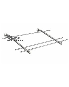 Schoenenrek voor puntbevestiging,  B800 Ø 15 mm in RVS B800 D310 mm