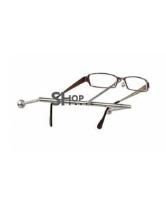 Brillenhouder enkel vv poot voor puntbevestiging in RVS