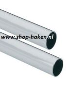 Buis rond 25 mm in chroom
