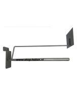 Lamelhaak dubbel vv Prijsbord in Ral