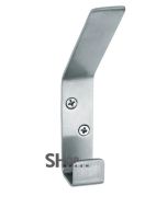 Paskamerhaak enkel in rvs mat